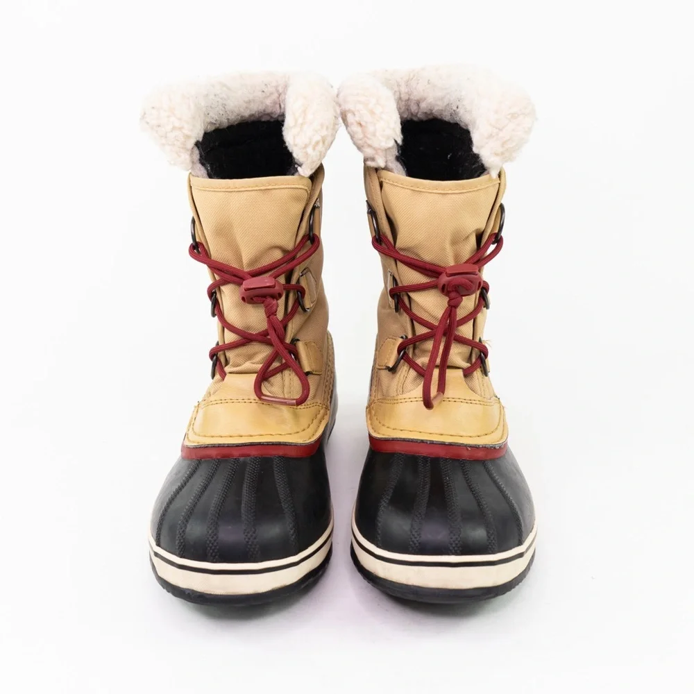 Sorel Yoot Pac Lined Waterproof Winter Snow Boots Light Brown Womens Size US 7 - Picture 4 of 11